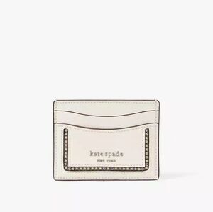 Kate Spade NWT Morgan Card Holder With Crystal Inlay